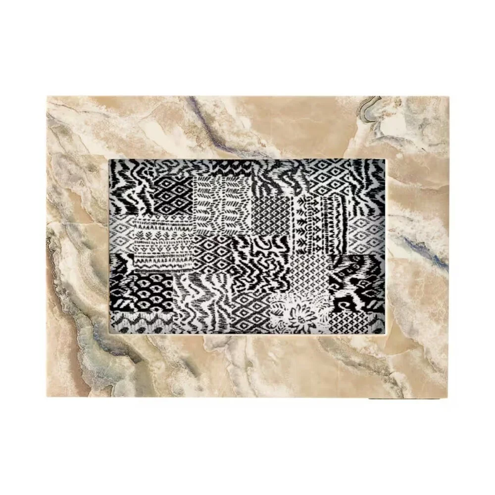 Creative Co-Op Marbled Cream Color 4
